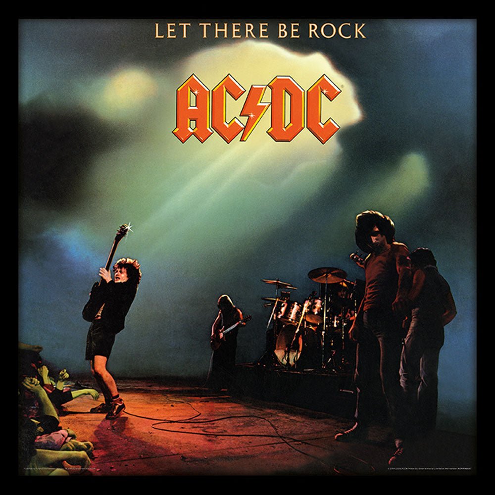 AC/DC エーシーディーシー (Back in Black 45周年 ) - LET THERE BE ROCK (アルバム・シリーズ額) / インテリア額 - PGS